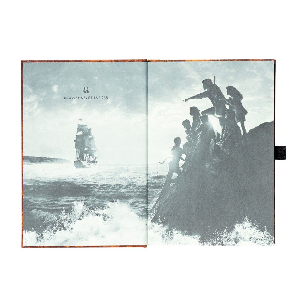 Grupo Erik The Goonies - Treasure Map A5 Premium With Projector Pen Carnet avec stylo - Multicolore
